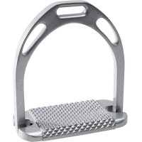 Estribos Feeling Large Pro de aluminio Plateado Gris