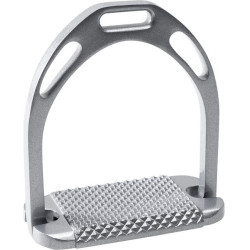 Estribos Feeling Large Pro de aluminio Plateado Gris