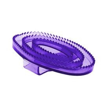 Pequeña rasqueta flexible Finn-Tack de goma transparente Púrpura Violeta