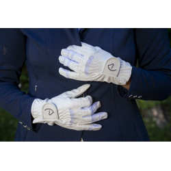 Guantes Equi-Theme Grip Blanco