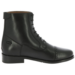 Botas con cordones y cremallera Equithème Deauville Negro