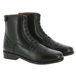 Botas con cordones y cremallera Equithème Deauville Negro