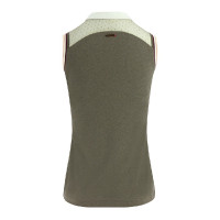 Polo mujer Equi-Theme Smoff sin mangas Blanco Polo mujer Equi-Theme Smoff sin mangas Blanco