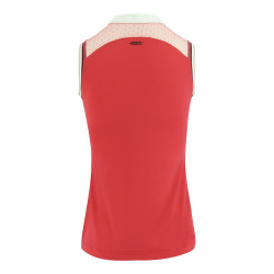 Polo mujer Equi-Theme Smoff sin mangas Fucsia Rosa