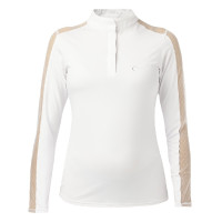 Polo Equithème Pekin manga larga Blanco Polo Equithème Pekin manga larga Blanco
