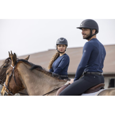 Camiseta Equithème Savy Azul marino