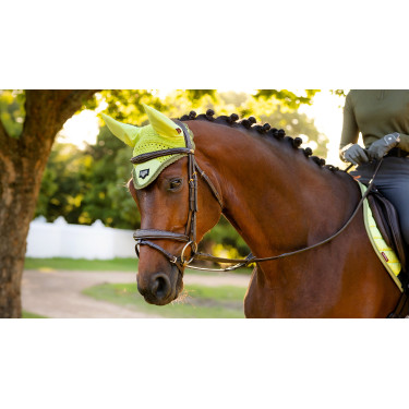 Orejera anti moscas LeMieux Loire Kiwi Kaki