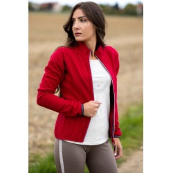Chaqueta polar Equithème Lena Cereza Rojo Chaqueta polar Equithème Lena Cereza Rojo