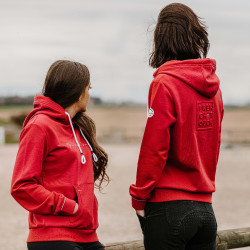 Sudadera con cremallera Equithème Courtney Cereza Rojo