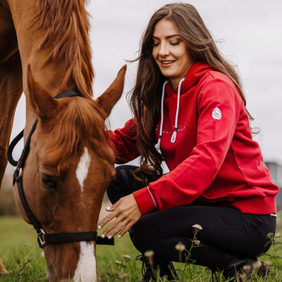 Sudadera con capucha Equithème Britney Cerise