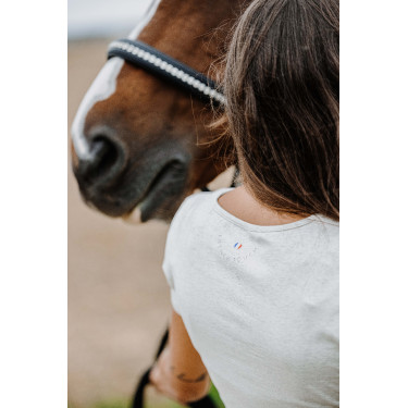 Camiseta Equithème Anna Crema Beige Camiseta Equithème Anna Crema Beige