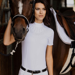 Polo Equithème Ocala Blanco