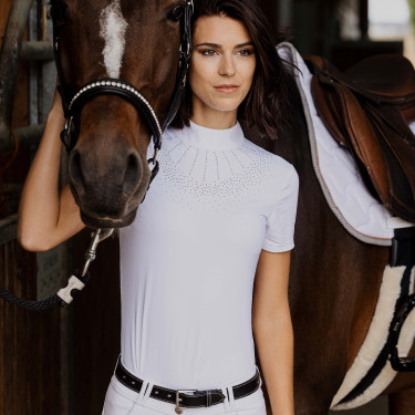 Polo Equithème Ocala Blanco