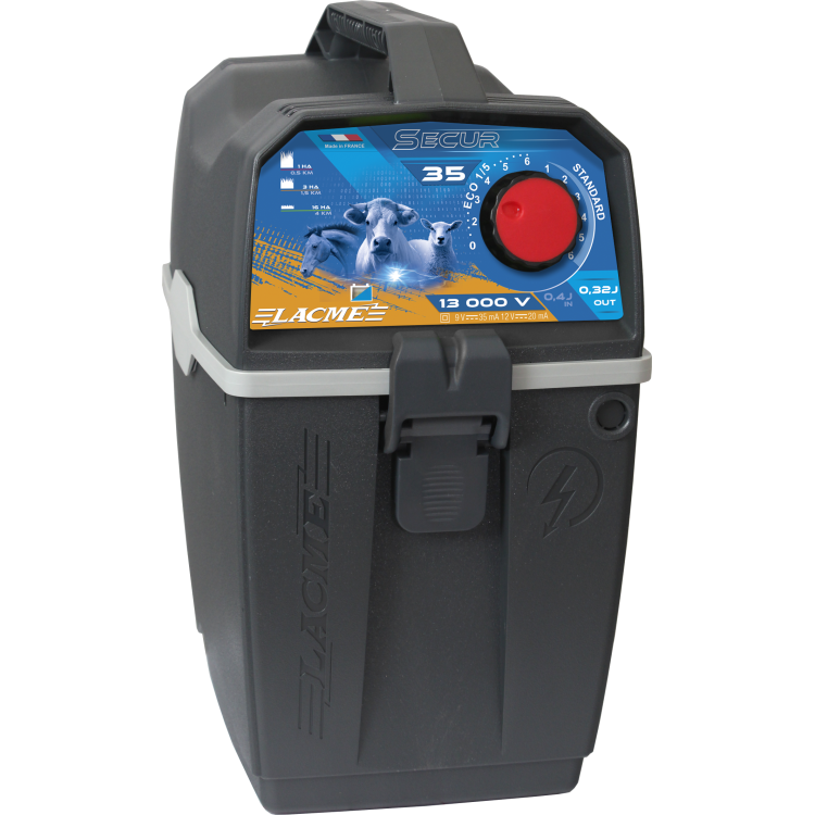 Pastor electrico Secur 35 Lacmé 9V/12V Pastor electrico Secur 35 Lacmé 9V/12V
