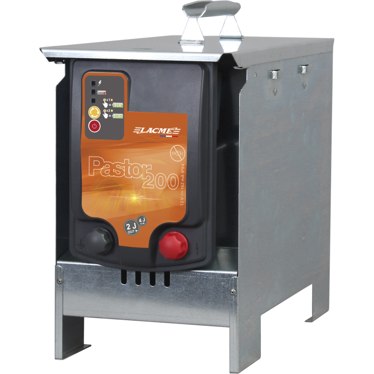 Pastor electrico Pastor 200 Lacmé 12 V caja galva Pastor electrico Pastor 200 Lacmé 12 V caja galva