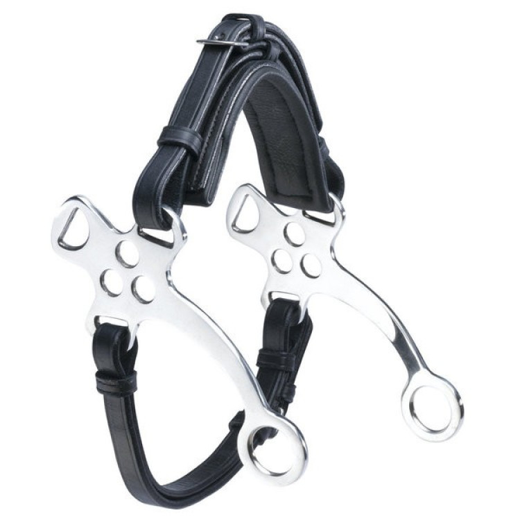 Hackamore Eric Thomas de acero inoxidable Hackamore Eric Thomas de acero inoxidable