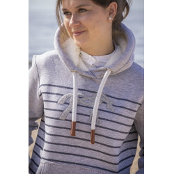 Sweat Pénélope Océane Gris / azul marino Sweat Pénélope Océane Gris / azul marino