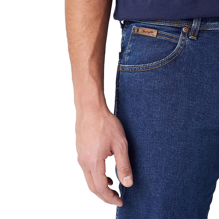 Vaquero hombre Wrangler Texas stretch oscuro Vaquero hombre Wrangler Texas stretch oscuro