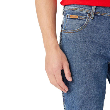Vaquero hombre Wrangler Texas elástico lavado Vaquero hombre Wrangler Texas elástico lavado