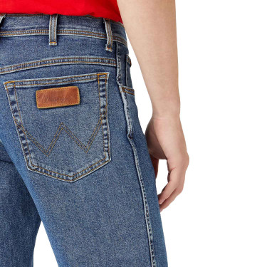 Vaquero hombre Wrangler Texas elástico lavado Vaquero hombre Wrangler Texas elástico lavado