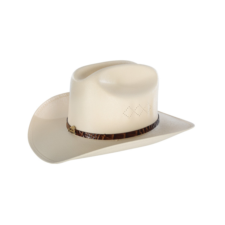 Sombrero vaquero de paja rígida para niño