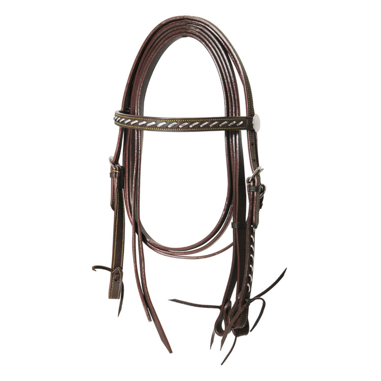 Brida western Lakota Silver Wire con riendas