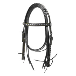 Brida western Lakota Silver Wire con riendas Brida western Lakota Silver Wire con riendas