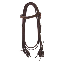 Brida western Lakota con flores con riendas
