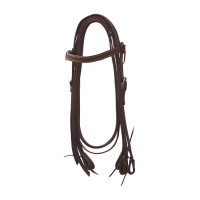 Brida western Lakota con flores con riendas Castaño Marr&amp;amp;amp;oacute;n