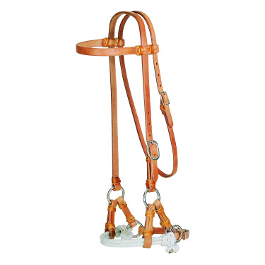 Side-pull western Pool's 2raw de cuero Side-pull western Pool's 2raw de cuero