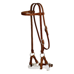 Side-pull western Pool's 2raw de cuero Side-pull western Pool's 2raw de cuero