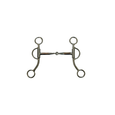 Mors de brida western Pool's inserciones de cobre en acero inoxidable Mors de brida western Pool's inserciones de cobre en acero inoxidable