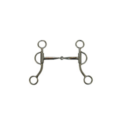 Mors de brida western Pool's inserciones de cobre en acero inoxidable Mors de brida western Pool's inserciones de cobre en acero inoxidable