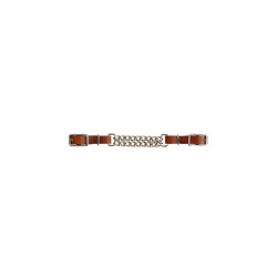 Gourmette de cuero Lakota con doble cadena