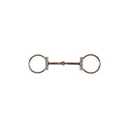 Mors western en D de acero inoxidable de Pool con inserciones de cobre