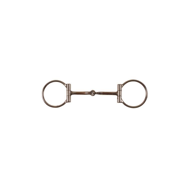 Mors western en D de acero inoxidable de Pool con inserciones de cobre