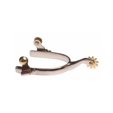 Espuelas western Lakota de acero inoxidable con rueda Espuelas western Lakota de acero inoxidable con rueda