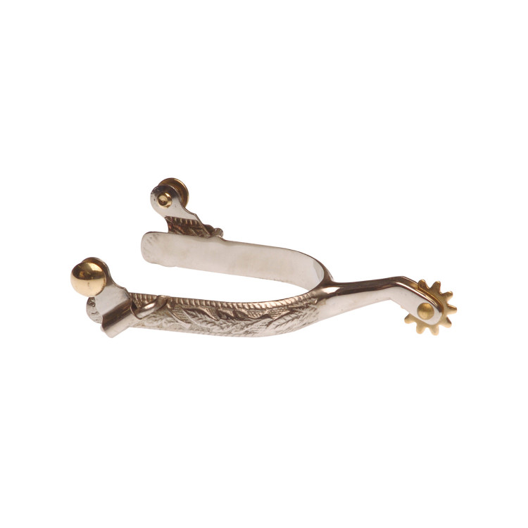 Espuelas western Lakota deco flores