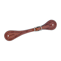 Correas de espuelas Pool's alambre de púas Castaño Marr&amp;amp;amp;oacute;n