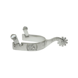 Espuelas western Pool's acero cepillado Top Reining