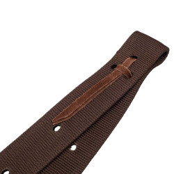 Sanglón de nailon corto Lakota Off-billet para cincha western Castaño Marrón Sanglón de nailon corto Lakota Off-billet para cincha western Castaño Marrón