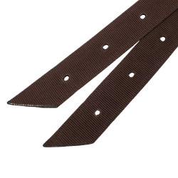Sanglón de nailon corto Lakota Off-billet para cincha western Castaño Marrón Sanglón de nailon corto Lakota Off-billet para cincha western Castaño Marrón