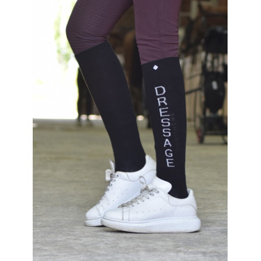 Calcetines EQUITHÈME Dressage Negro / blanco