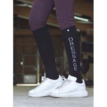 Calcetines EQUITHÈME Dressage Negro / blanco