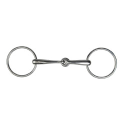 Filete de 2 anillas Metalab de acero inoxidable con tope