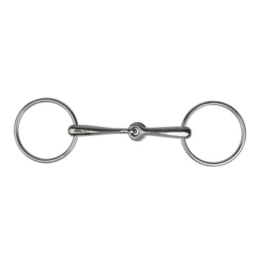 Filete de 2 anillas Metalab de acero inoxidable con tope