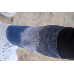 Calcetines Equithème Havana Azúl marino / gris