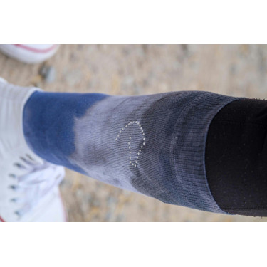 Calcetines Equithème Havana Azúl marino / gris