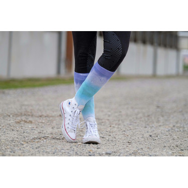 Calcetines Equithème Havana Azúl marino / gris