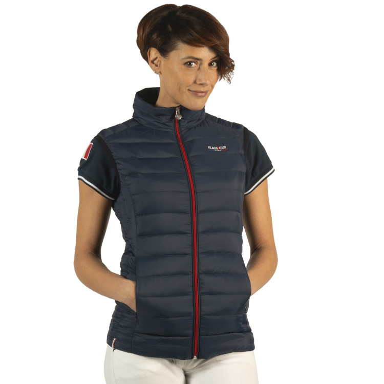 Chaleco sin mangas para mujer France Collection Flags & Cup